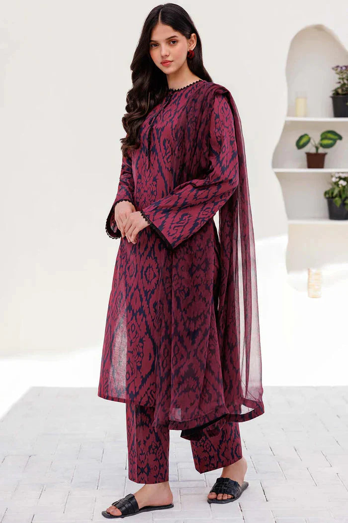 CHARIZMA - 3 PIECE PRINTED KARANDI SUIT SV-1041