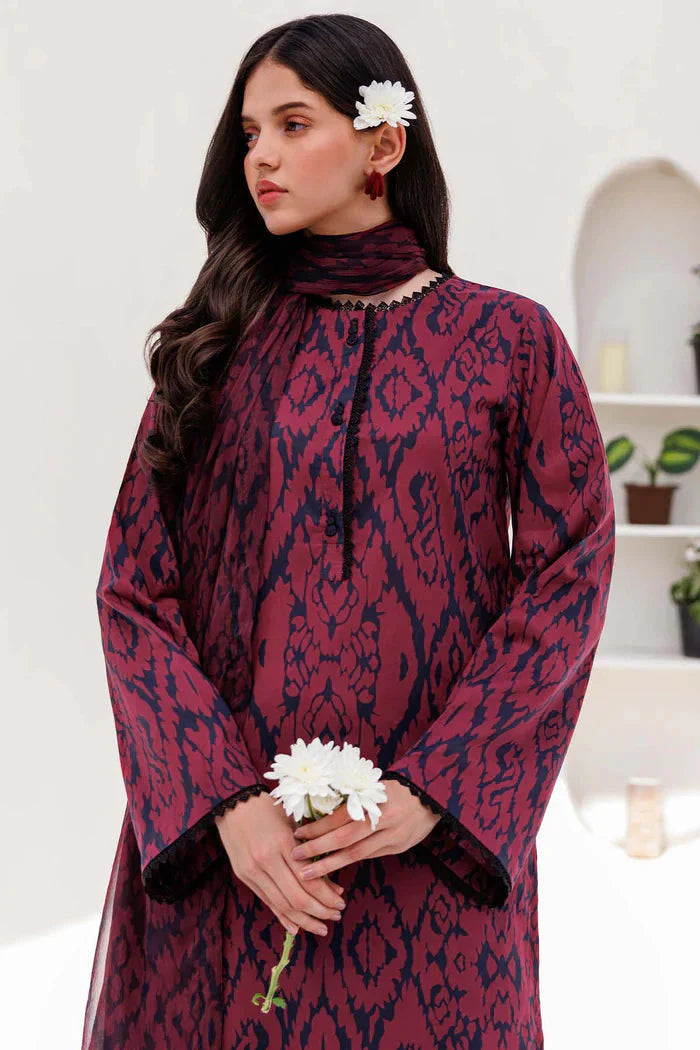 CHARIZMA - 3 PIECE PRINTED KARANDI SUIT SV-1041