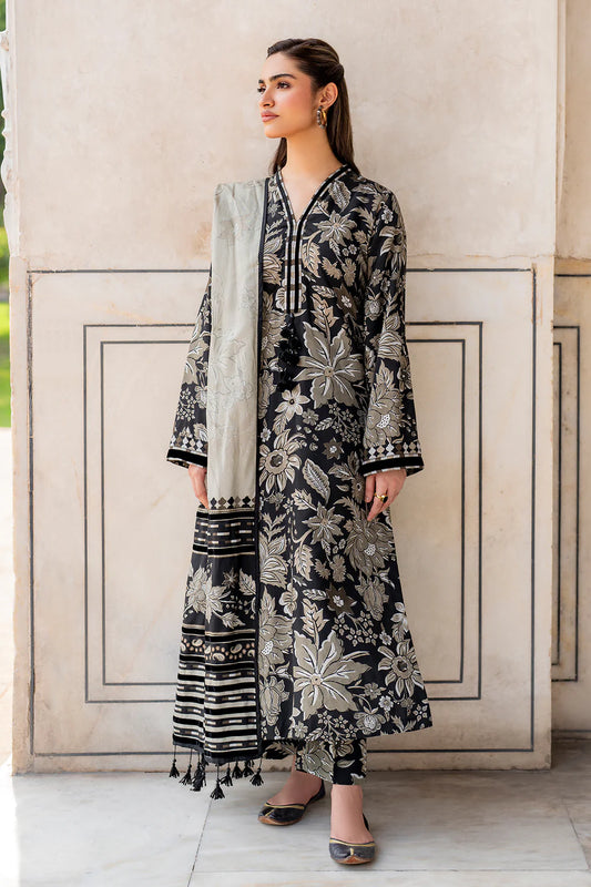 MARIA B - 3 PIECE PRINTED KARANDI SUIT SV-1037