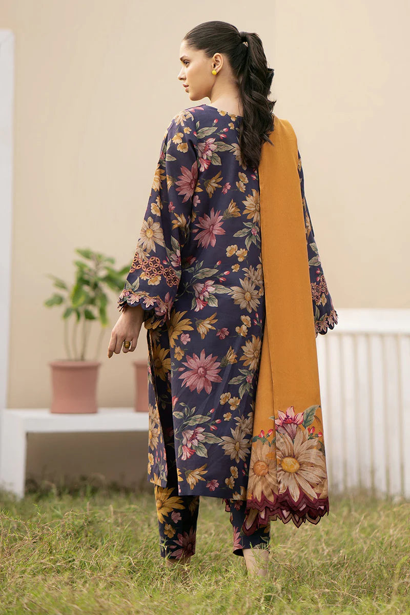 BAROQUE - 3 PIECE PRINTED KARANDI SUIT SV-1040