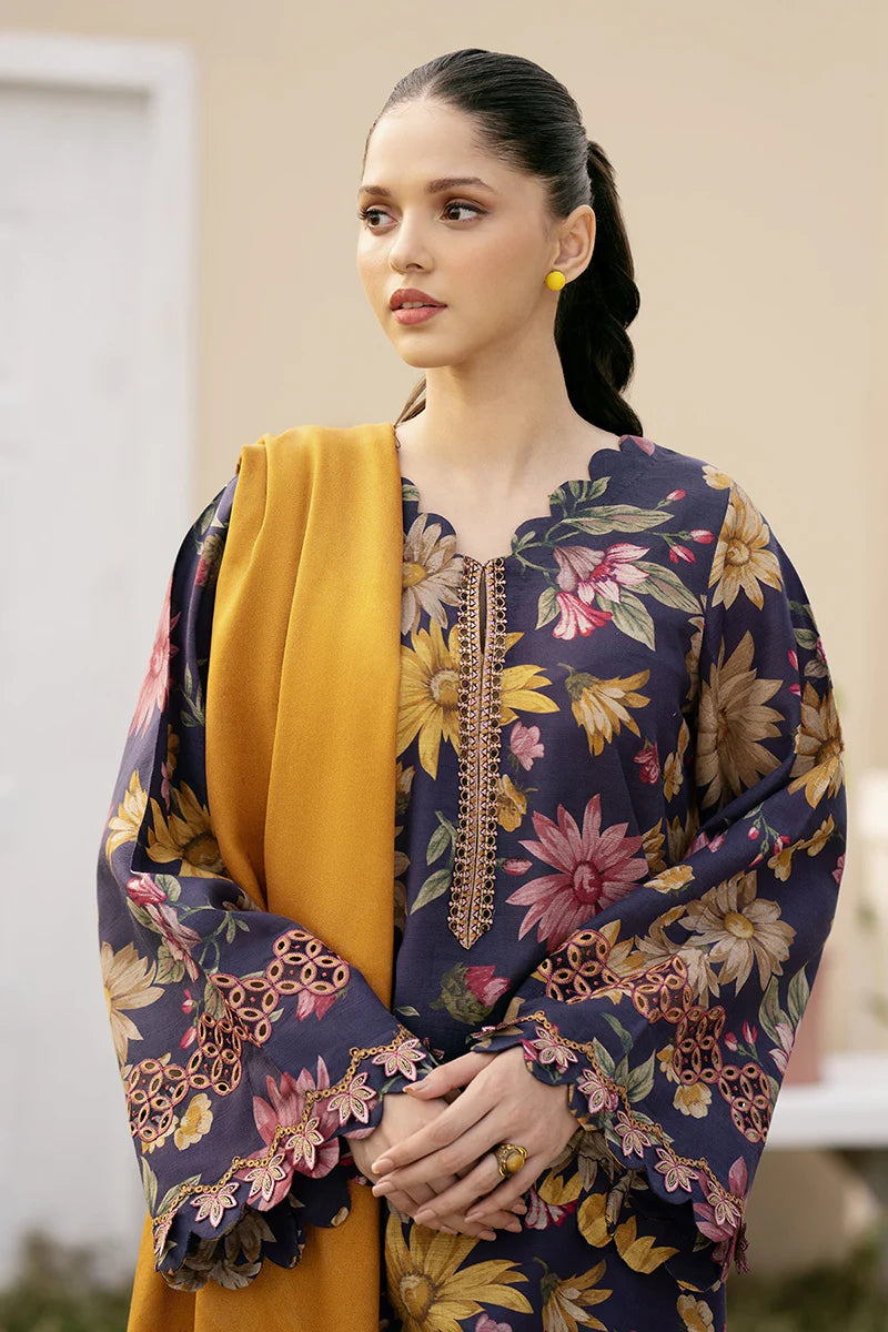 BAROQUE - 3 PIECE PRINTED KARANDI SUIT SV-1040