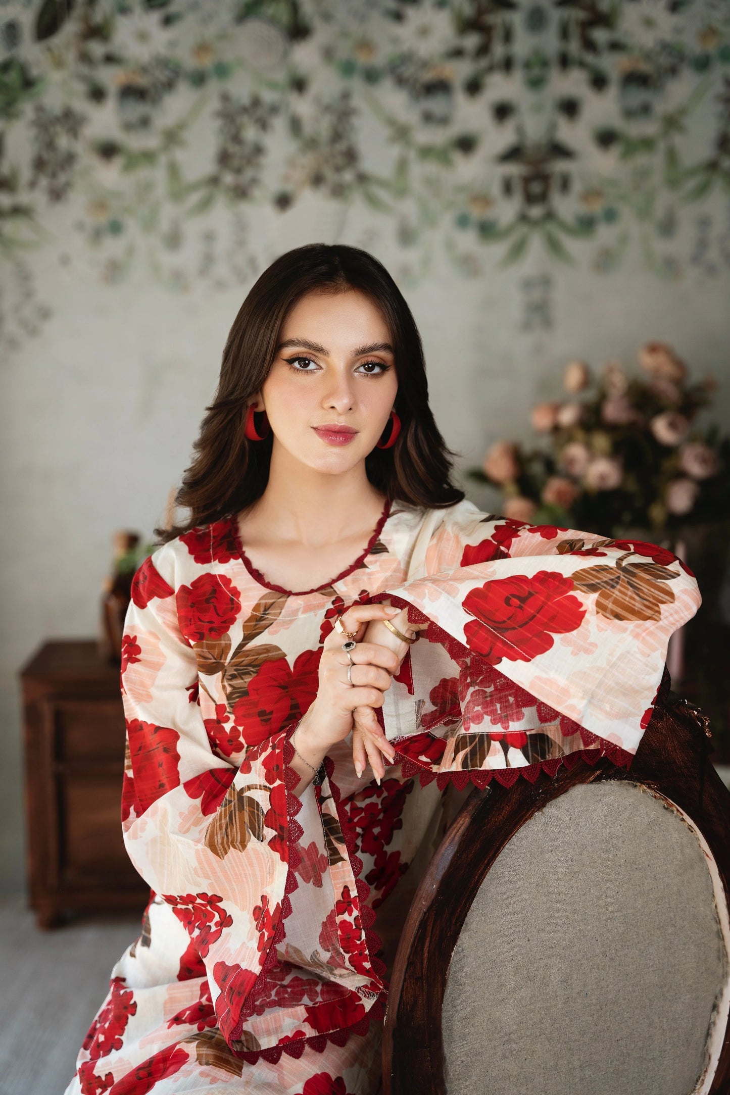 CHARIZMA - 3 PIECE PRINTED KARANDI SUIT SV-1044